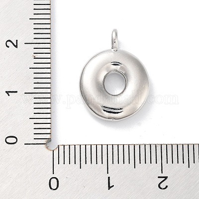 Подвески из латуни с покрытием стойки с буквами-шариками KK-C050-01P-O-1