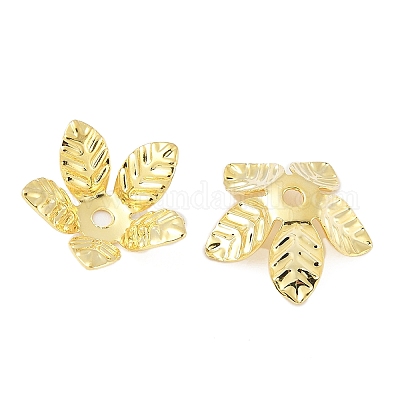 Шапочки и конусы для бусин KK-V015-34G-01-1