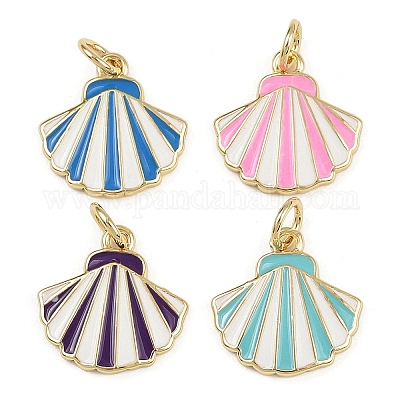 Латунь эмаль подвески KK-L241-19G-1