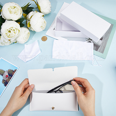 Футляр для очков из искусственной кожи AJEW-WH0314-319B-1