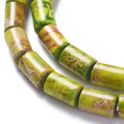 Натуральные имперские нитки из яшмы G-P444-04D-1