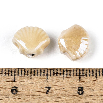 Фарфоровые бусины ручной работы PORC-Q002-01G-01-1