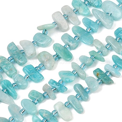 Природных амазонит бисер нитей&nbsp;G-K393-B02-1