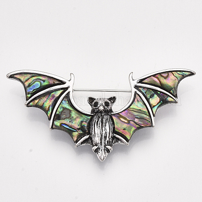 Броши / подвески из ракушек морского ушка / пауа SHEL-S275-43-1