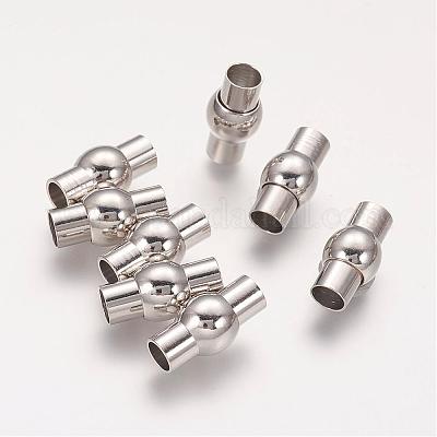 Латунные магнитные застежки с клеевыми концами KK-G230-5mm-P-NF-1