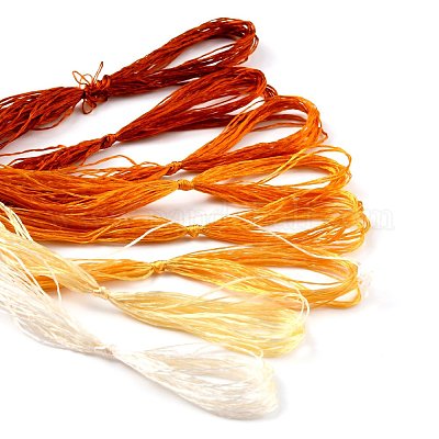 Настоящие шелковые нитки для вышивки OCOR-D012-01V-1