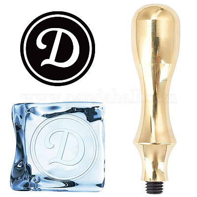 1 шт. головка штампа из латуни золотистого тона DIY-CP0008-98G-1