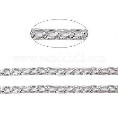 Овальные бордюрные цепи из оксидированного алюминия CHA-K003-07P-1