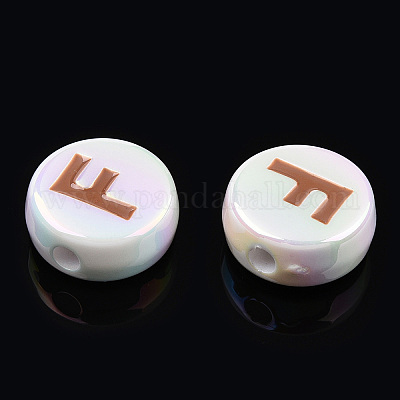 Акриловые бусины с УФ-эмалью PACR-N015-01E-1