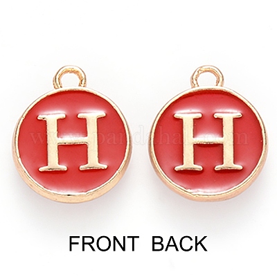 Позолоченные подвески из эмалевого сплава ENAM-SZ0001-26C-H-1