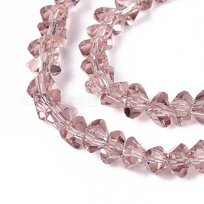 Прозрачные стеклянные бусины GLAA-N018-4mm-25-1