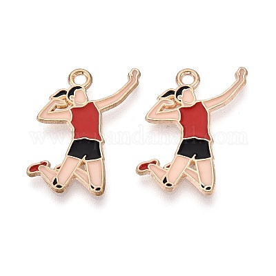 Подвески из сплава и эмали&nbsp;ENAM-T021-48G-1