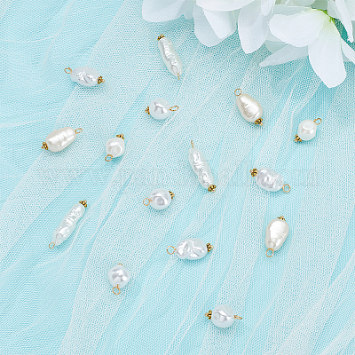 Подвеска из акрила с искусственным жемчугом PALLOY-PH01626-1