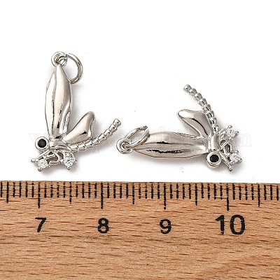 Латунные микро проложить кубического циркония подвески KK-P308-39P-1