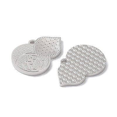 Подвески из серебра 925 пробы с родиевым покрытием STER-C003-11P-1