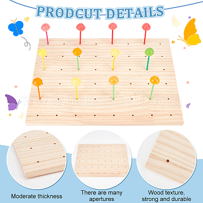Прямоугольные стенды для леденцов из натурального дерева ODIS-WH0030-54A-1