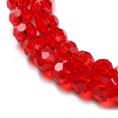 Прозрачные стеклянные бусины EGLA-A035-T4mm-D07-1