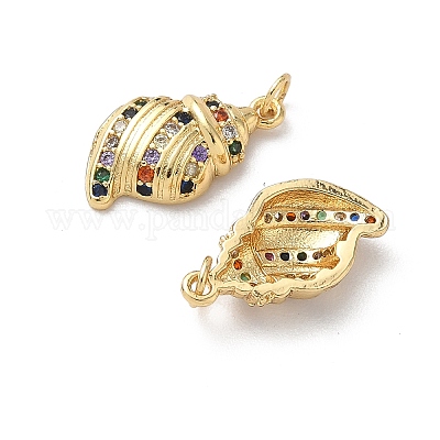 Латунные микро проложить кубического циркония подвески KK-D502-26N-G-1