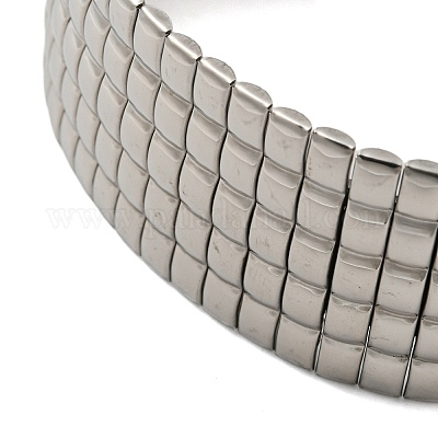 Браслет-цепочка из нержавеющей стали марки 304 BJEW-B076-03A-P-1