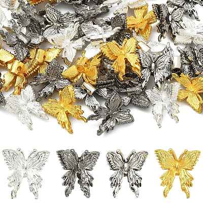 40шт бусины из сплава 4 цветов&nbsp;FIND-CJ0005-32-1