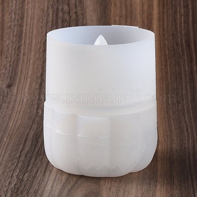 Хэллоуин тема DIY тыква Джек-о-фонарь ящик для хранения и крышка набор силиконовых форм DIY-G058-A01-1