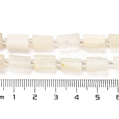 Натуральный белый лунный камень бисер пряди G-G068-A36-01-1