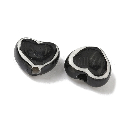 Фарфоровые бусины ручной работы PORC-P031-03E-1