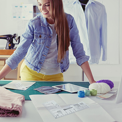 Акриловые линейки DIY-WH0622-106-1