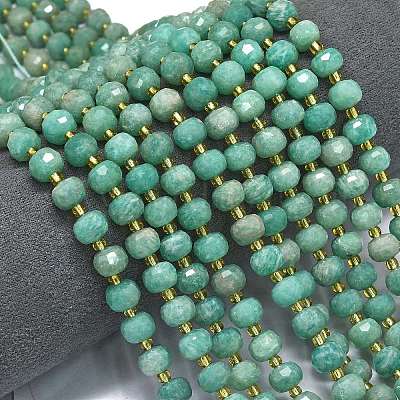 Природных амазонит бисер нитей G-K389-E02-01-1