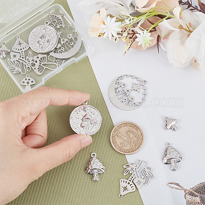 16 шт. 8 стиля подвесок из нержавеющей стали 201 и 304 STAS-SC0004-92-1