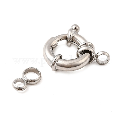 Латунная застежка пружинного кольца KK-D407-01P-D-1