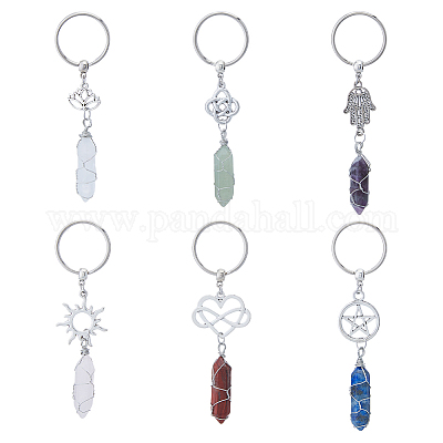 Брелок из натурального камня KEYC-FH00010-1