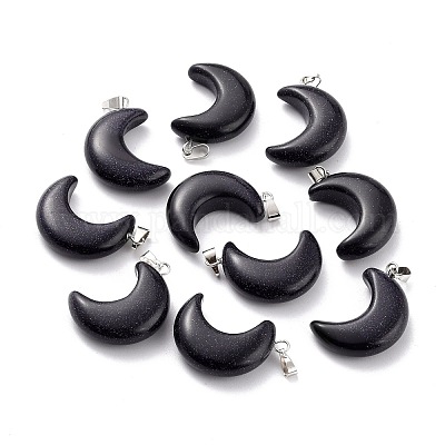 Синтетический синий авантюрин подвески G-Z022-02B-1