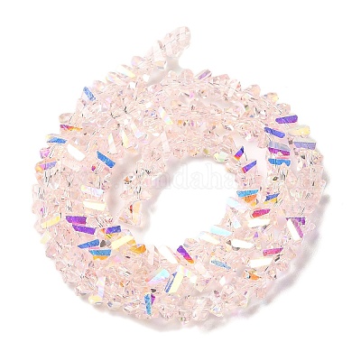 Прозрачные стеклянные бусины EGLA-P061-04A-AB06-1