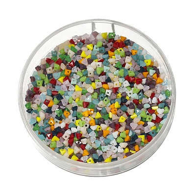 Стеклянные бусины GLAA-D300-01H-1