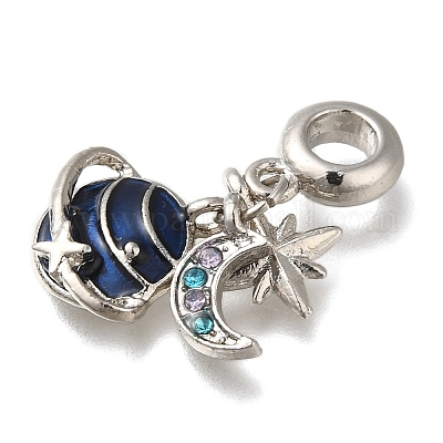 Подвеска из эмалированного сплава с покрытием из сплава в европейском стиле PALLOY-A009-18P-1