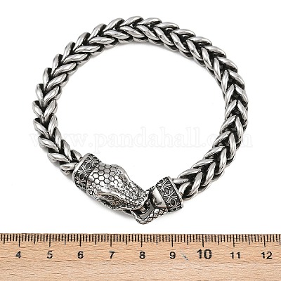 Браслеты из хирургической нержавеющей стали 316 BJEW-C125-13-1