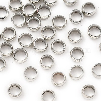 Зажимные бусины из латуни&nbsp;KK-S509-01P-03-1