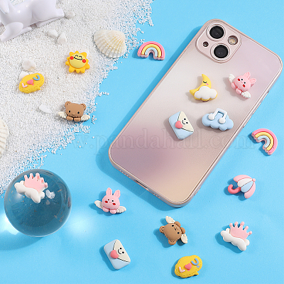 Кабошоны из непрозрачной смолы RESI-SC0002-54-1