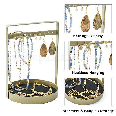 Железные витрины для ювелирных изделий с подносами ODIS-M005-01B-1