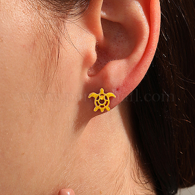 Серьги-гвоздики из нержавеющей стали 201 LM7211-1-1