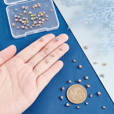 72шт 6 стильные латунные бусины KK-PH0004-75-1