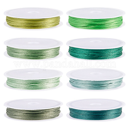 80м 8-х цветный 15-слойный полиэстеровый витой шнур WCOR-TA0001-01D-1