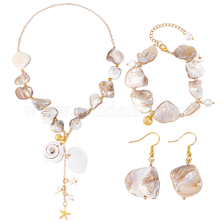 Комплект из ожерелий&nbsp;SJEW-PH01393-01-1