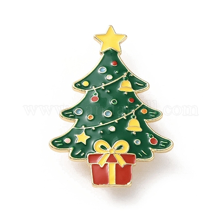 Рождественские эмалевые булавки JEWB-B028-01G-05-1