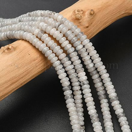 Природные лабрадорита бисер нитей G-L635-A05-4x2mm-1