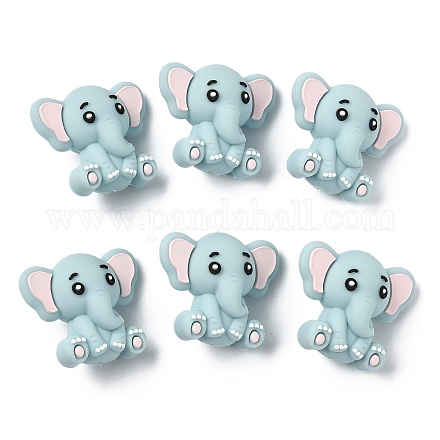 6 шт. Силиконовые бусины&nbsp;SIL-YW0002-10A-1