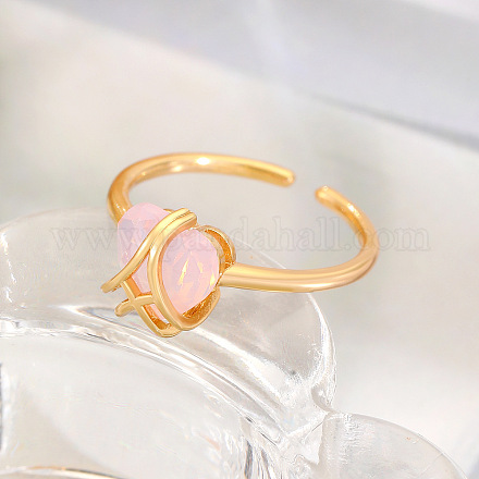 Регулируемые латунные манжеты с паве из кубического циркония FS-WGB4845-01-1