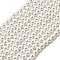 Electroplated Shell Pearl Beads Strands, Round, White, 5mm, Hole: 1mm, about 81pcs/strand, 15.94''(40.5cm)