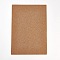 Cork Insulation Sheets, with Adhesive, Rectangle, Peru, 30x21x0.1cm